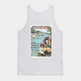 Dinant Meuse Belgique Vintage Poster 1890s Tank Top